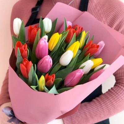 25 тюльпанов "Радость весны"